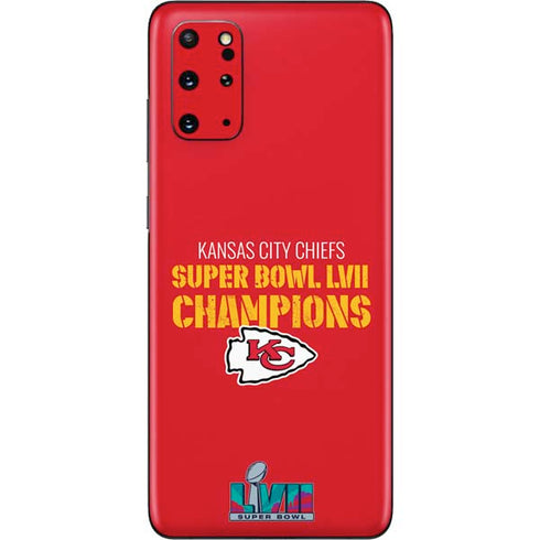 NFL Kansas City Chiefs Super Bowl LVII Champions Galaxy S20 Plus Skin
